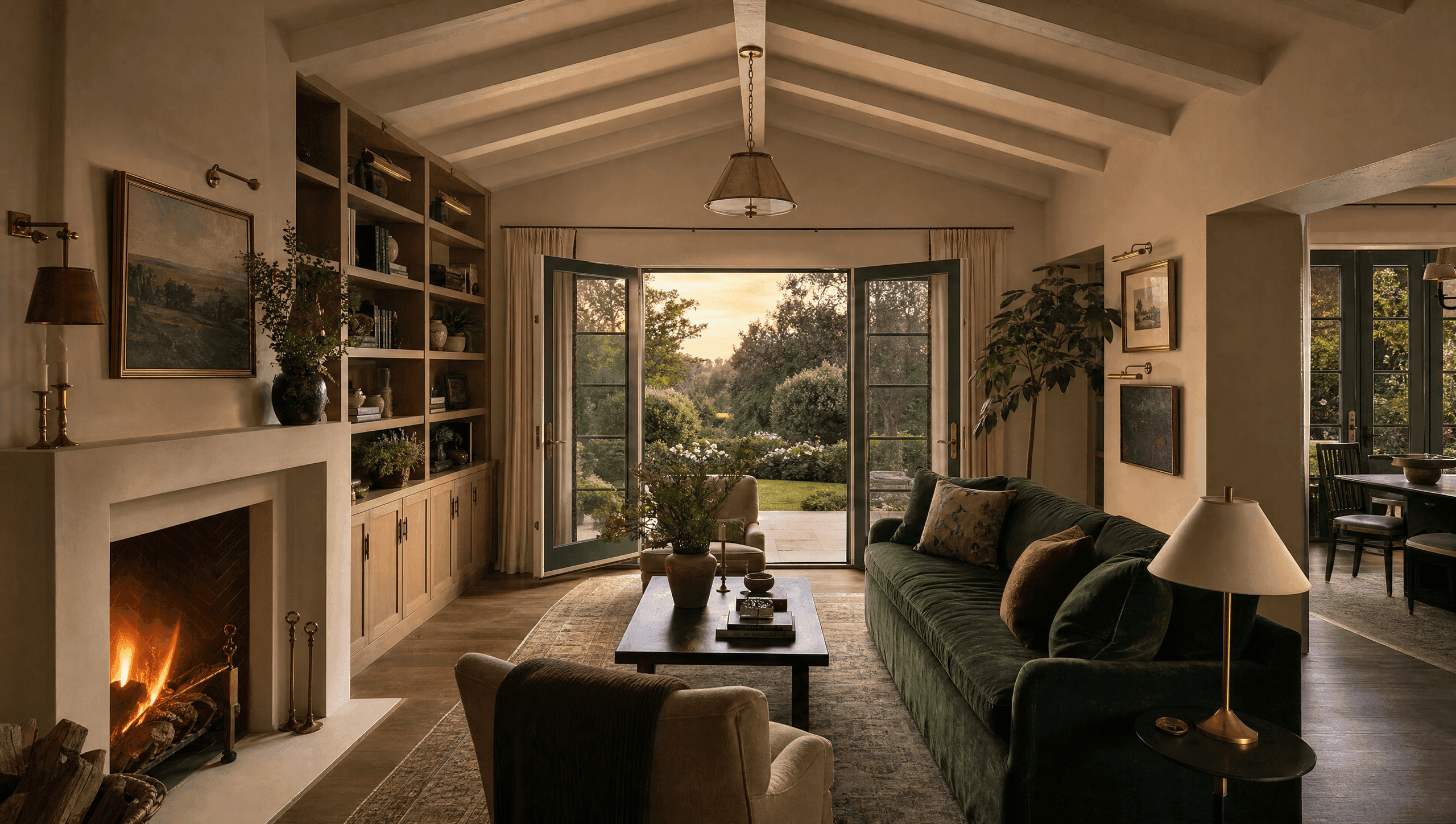 California whole-home remodel open living space