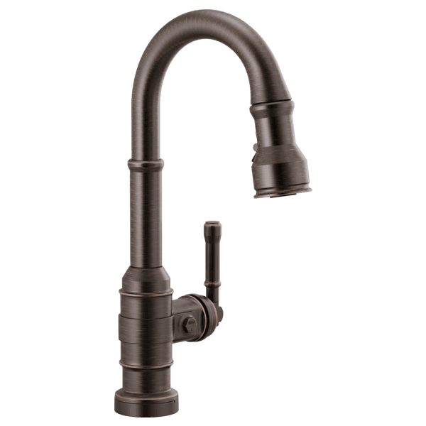 Delta Broderick™: Single Handle Pull-Down Bar/Prep Faucet with Touch2O Technology material
