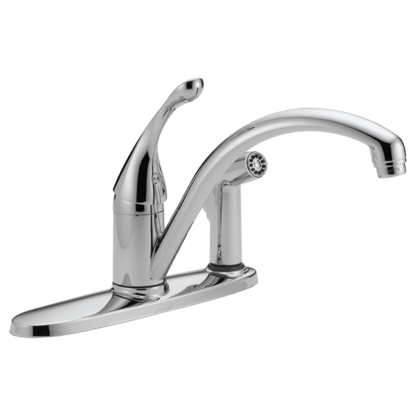 Delta Collins™: Single Handle Kitchen Faucet with Integral Spray material
