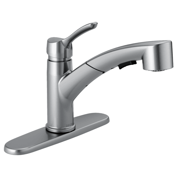 Delta Collins™: Single Handle Pull-Out Kitchen Faucet material