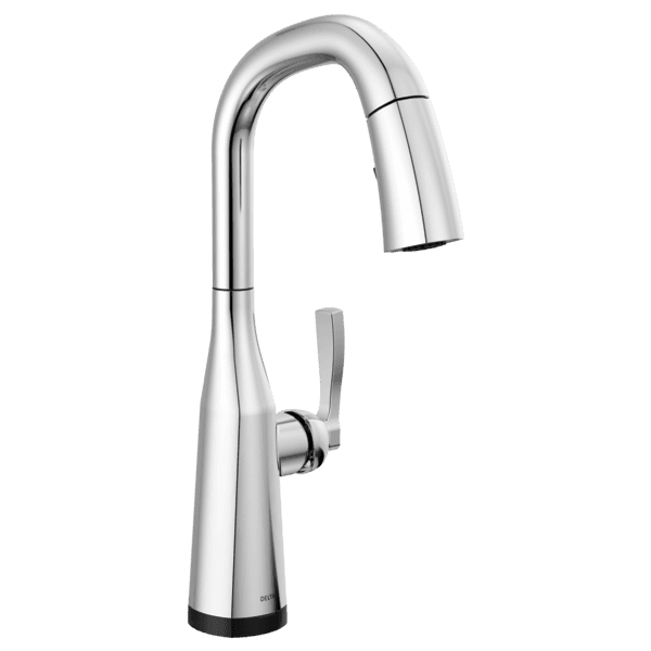 Delta Stryke®: Single Handle Pull Down Bar/Prep Faucet with Touch 2O Technology material