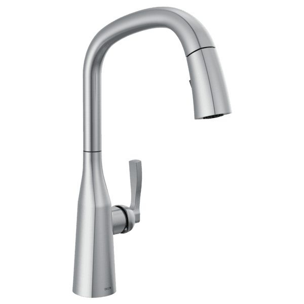 Delta Stryke®: Single Handle Pull Down Kitchen Faucet material