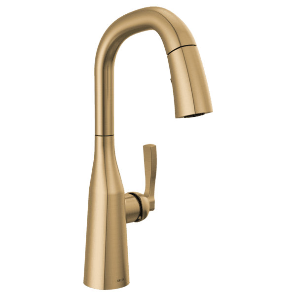 Delta Stryke®: Single Handle Pull-Down Bar/Prep Faucet material