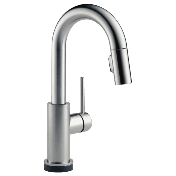 Delta Trinsic®: Single Handle Pull-Down Bar / Prep Faucet with Touch 2 O® Technology material