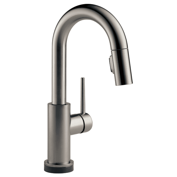 Delta Trinsic®: Single Handle Pull-Down Bar/Prep Faucet with Touch material