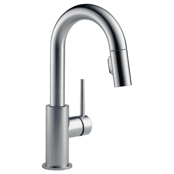 Delta Trinsic®: Single Handle Pull-Down Bar/Prep Kitchen Limited Swivel material