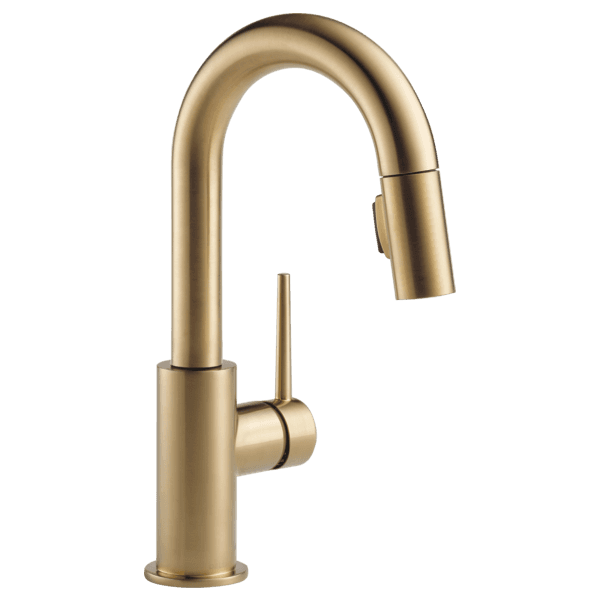 Delta Trinsic®: Single Handle Pull-Down Bar/Prep Kitchen Limited Swivel material