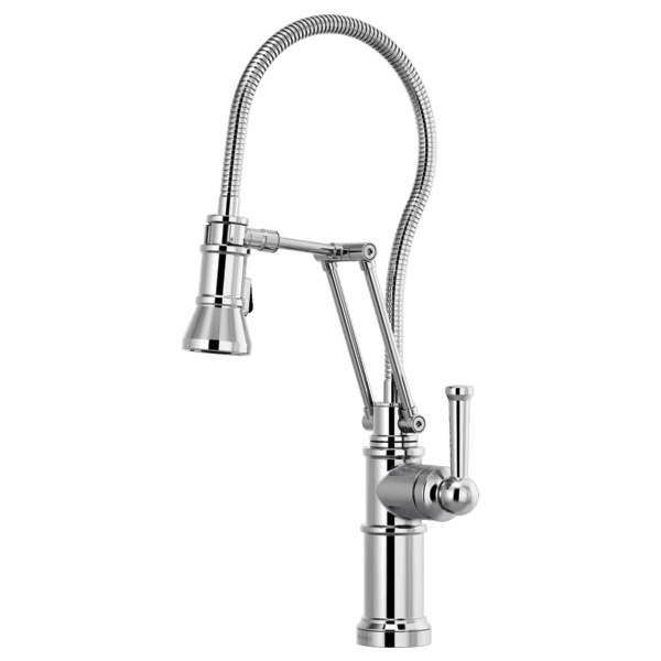 Brizo Artesso®: Articulating Faucet With Finished Hose material