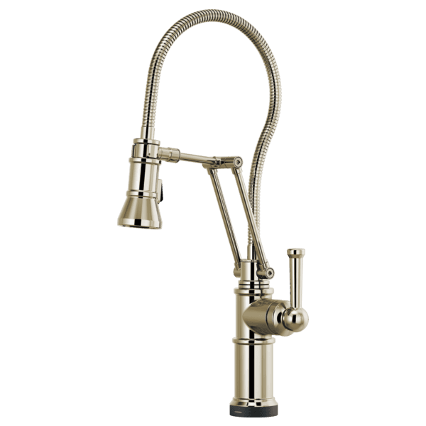 Brizo Artesso®: SmartTouch® Articulating Kitchen Faucet With Finished Hose material