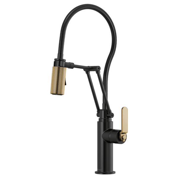 Brizo Litze®: Articulating Faucet With Finished Hose material