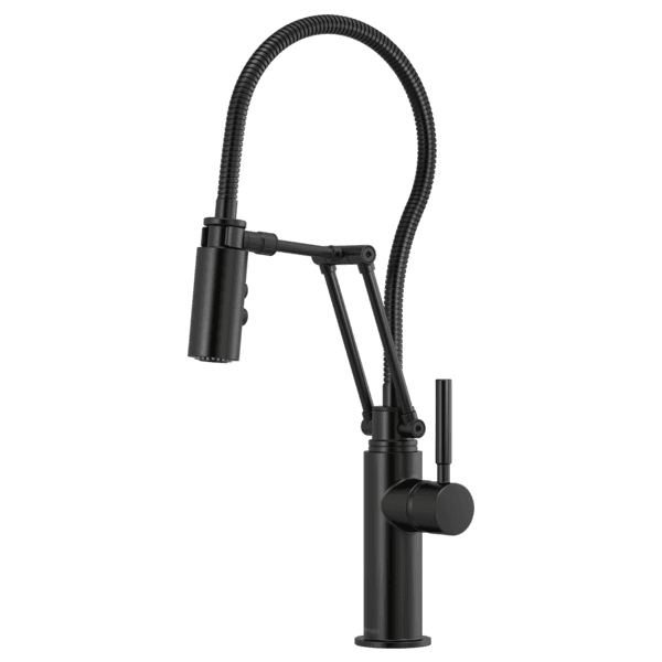 Brizo Solna®: Articulating Faucet With Finished Hose material