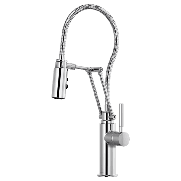 Brizo Solna®: Articulating Faucet With Finished Hose material