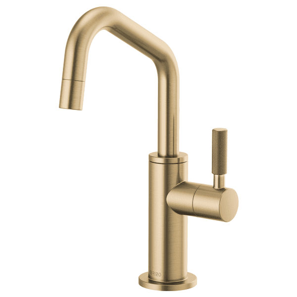 Brizo Litze®: Beverage Faucet with Angled Spout and Knurled Handle material