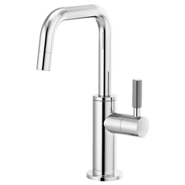 Brizo Litze®: Beverage Faucet with Square Spout and Knurled Handle material