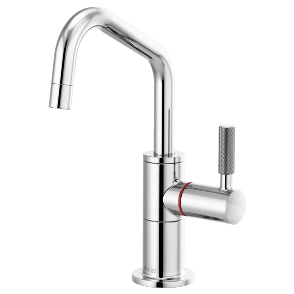 Brizo Litze®: Instant Hot Faucet with Angled Spout and Knurled Handle material