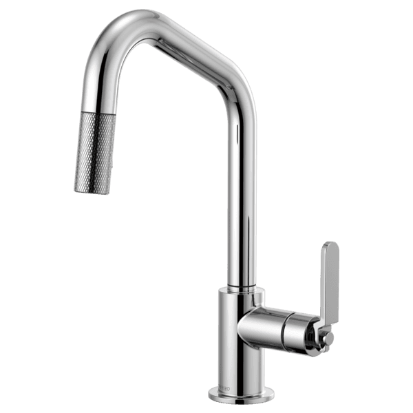 Brizo Litze®: Pull-Down Faucet with Angled Spout and Industrial Handle material