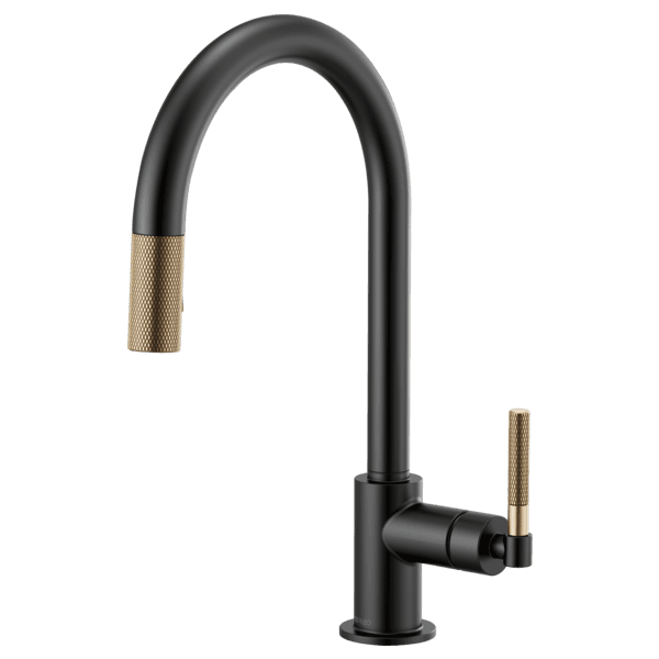 Brizo Litze®: Pull-Down Faucet with Arc Spout and Knurled Handle material