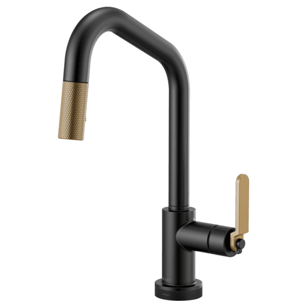 Brizo Litze®: SmartTouch® Pull-Down Kitchen Faucet with Angled Spout and Industrial Handle material