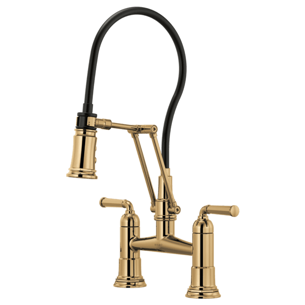 Brizo Rook®: Articulating Bridge Faucet material
