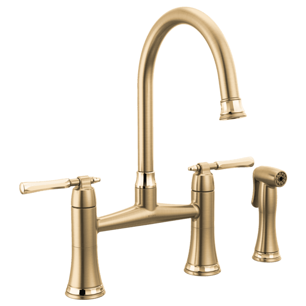 Brizo The Tulham™ Kitchen Collection by Brizo®: Bridge Kitchen Faucet with Side Spray material