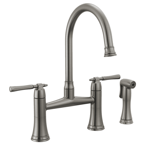 Brizo The Tulham™ Kitchen Collection by Brizo®: Bridge Kitchen Faucet with Side Spray material