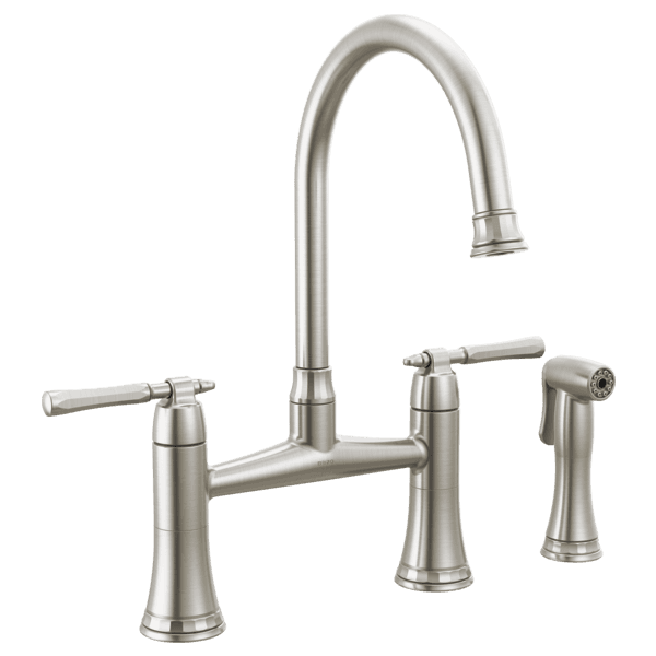 Brizo The Tulham™ Kitchen Collection by Brizo®: Bridge Kitchen Faucet with Side Spray material