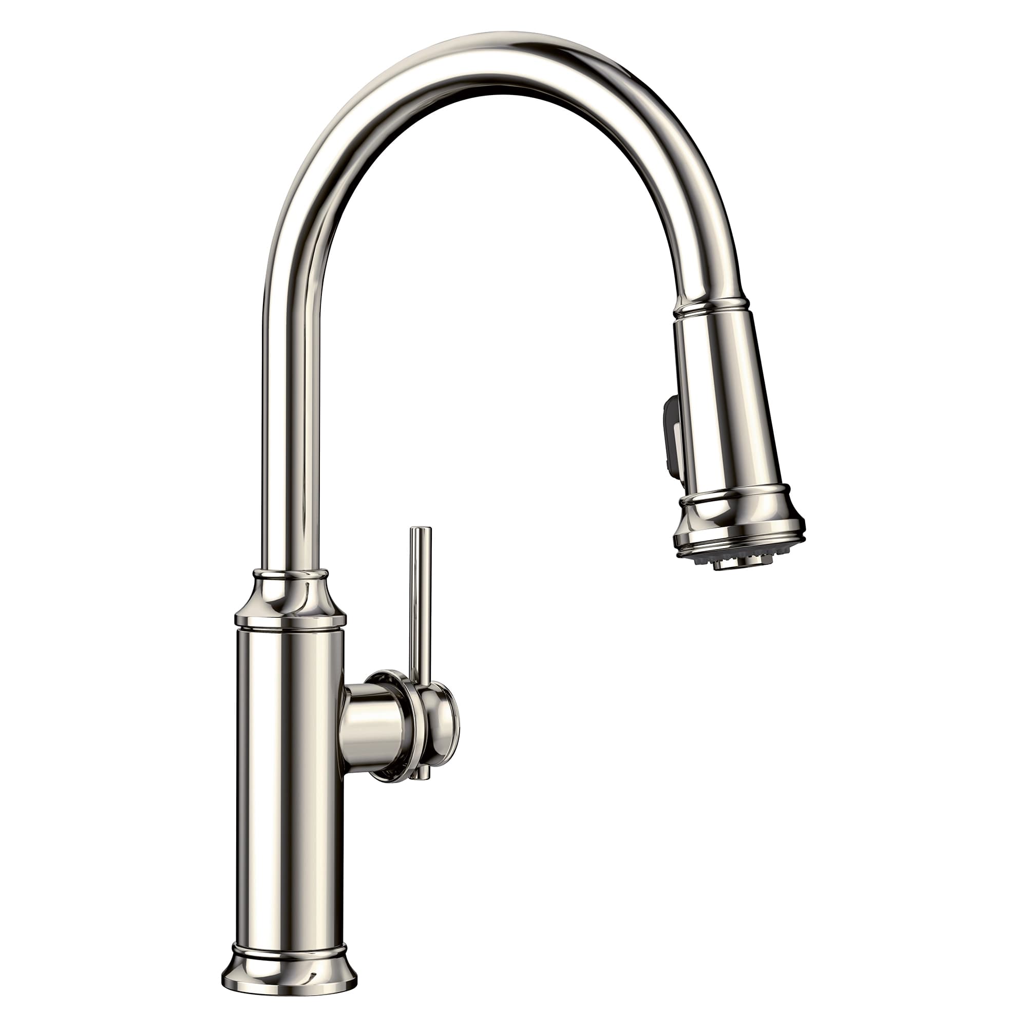 Empressa Pull-Down Kitchen Faucet 1.5 GPM - Polished Nickel material