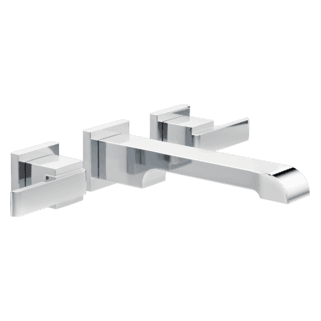 Delta Ara®: Two Handle Wall Mount Bathroom Faucet Trim material