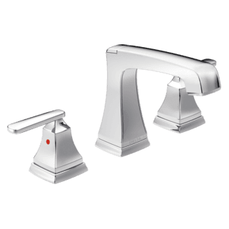 Delta Ashlyn®: Two Handle Widespread Bathroom Faucet with EZ Anchor® material
