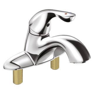 Delta Classic: Single Handle Centerset Bathroom Faucet with City Shanks material