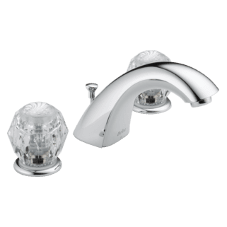 Delta Classic: Two Handle Widespread Bathroom Faucet material