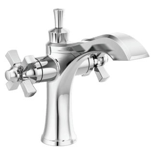 Delta Dorval™: Two Handle Single Hole Monoblock Bathroom Faucet material