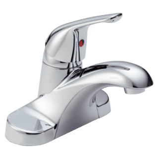 Delta Foundations®: Single Handle Centerset Bathroom Faucet material