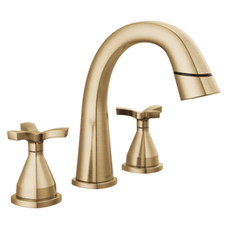 Delta Stryke®: Two Handle Widespread Pull Down Bathroom Faucet material