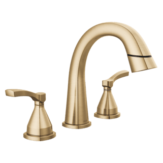 Delta Stryke®: Two Handle Widespread Pull Down Bathroom Faucet material