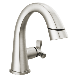 Delta Stryke®: Single Handle Pull Down Bathroom Faucet material