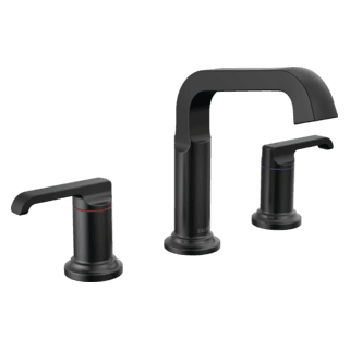 Delta Tetra™: Two Handle Widespread Bathroom Faucet material