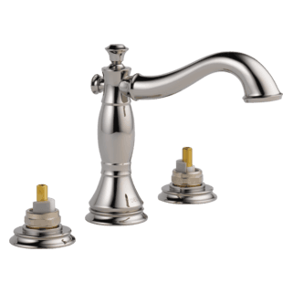 Delta Cassidy™: Two Handle Widespread Bathroom Faucet - Less Handles material