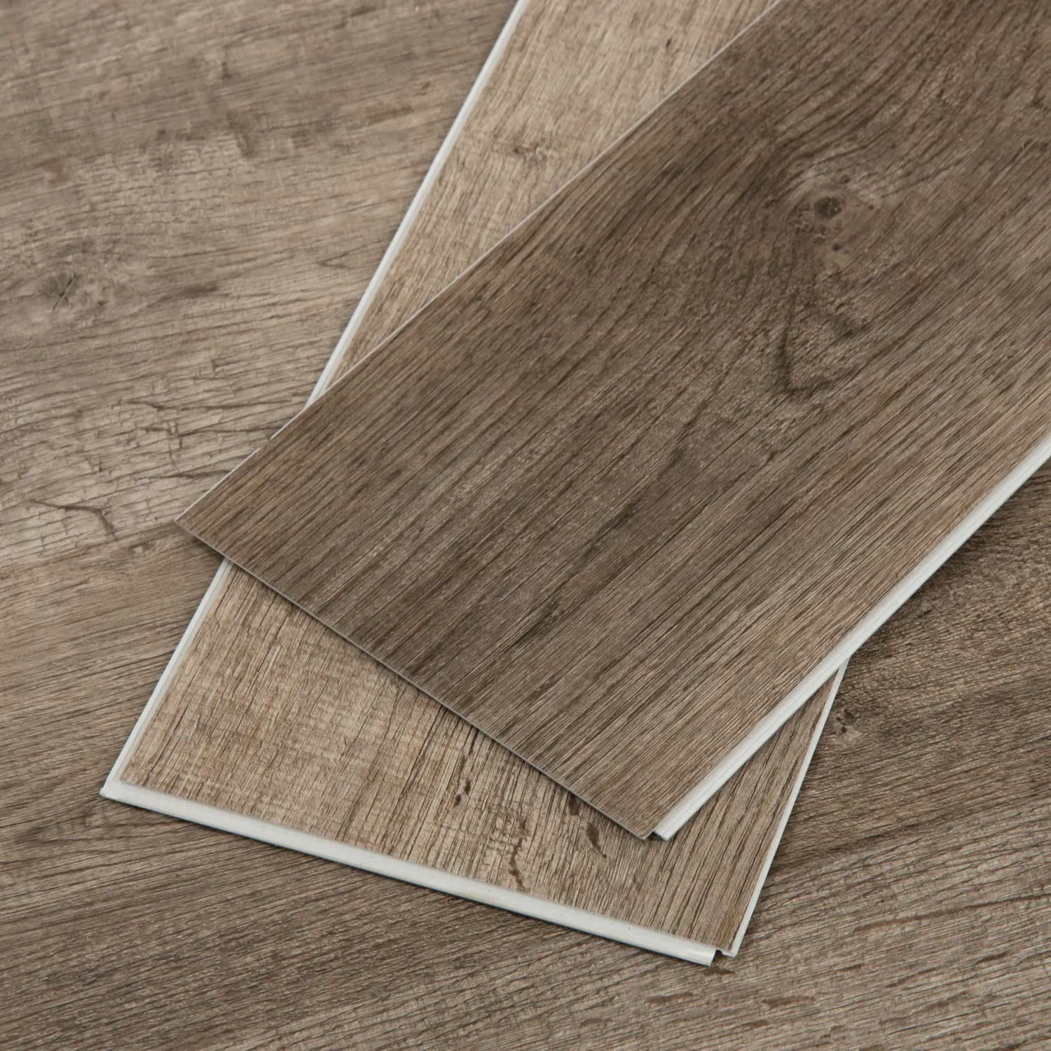 Builder's Choice Thornwood Wide+ Click Vinyl Plank Flooring with Attached Pad, 23.77sq.ft./box, 10 planks, 48" x 7-1/8" x 3/16" material