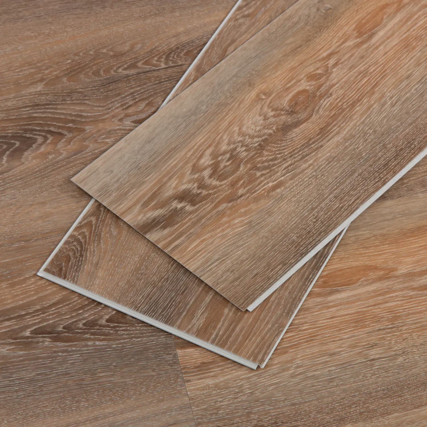 Builder's Choice XL Tidal Pool Pine Click Vinyl Plank Flooring with Attached Pad, 37.54sq.ft./box, 10 planks, 60-15/64" x 9" x 3/16" material