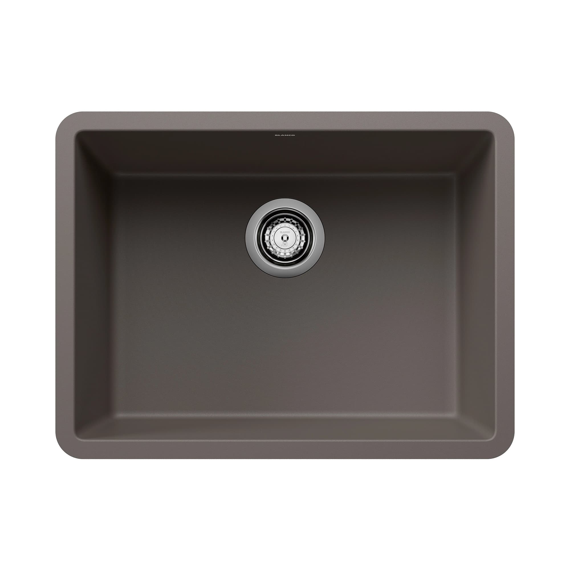 Precis 24" Single Bowl Kitchen Sink - Volcano Gray material