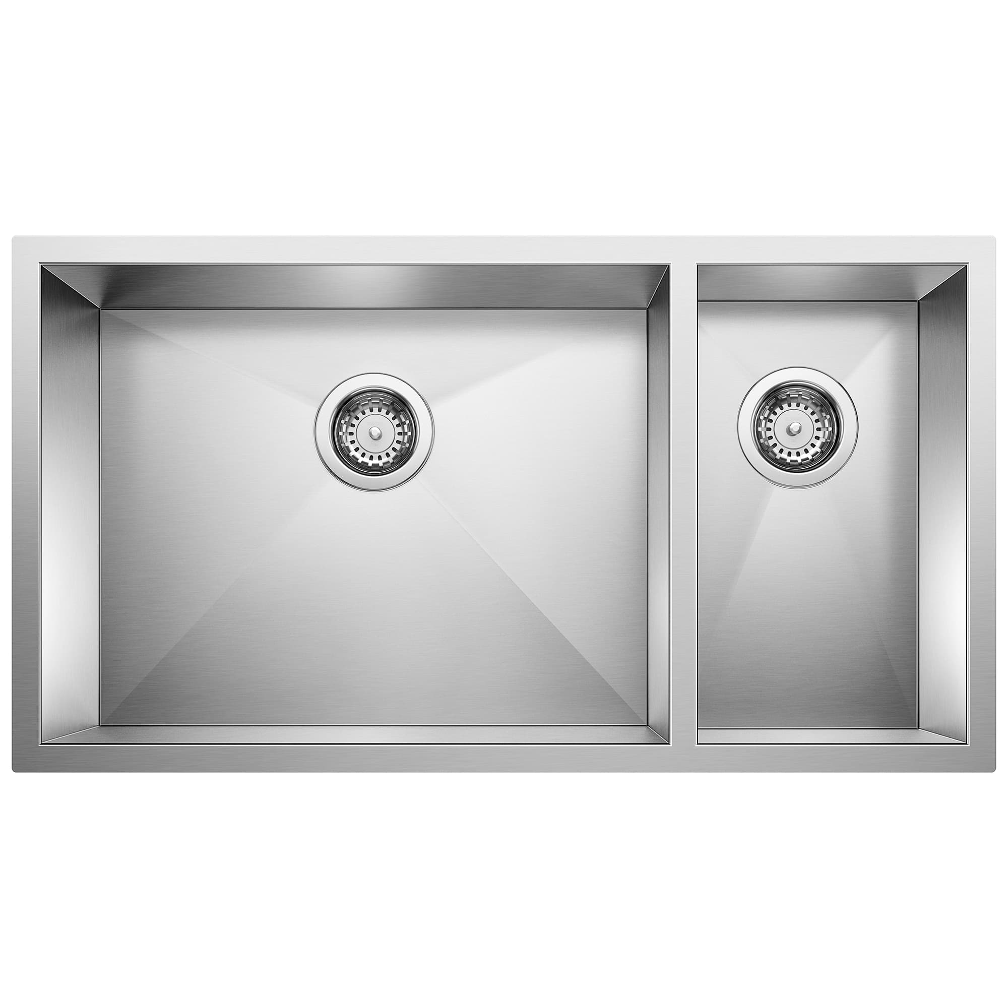 Precision 16" R0 1-1/2 Double Bowl Kitchen Sink material