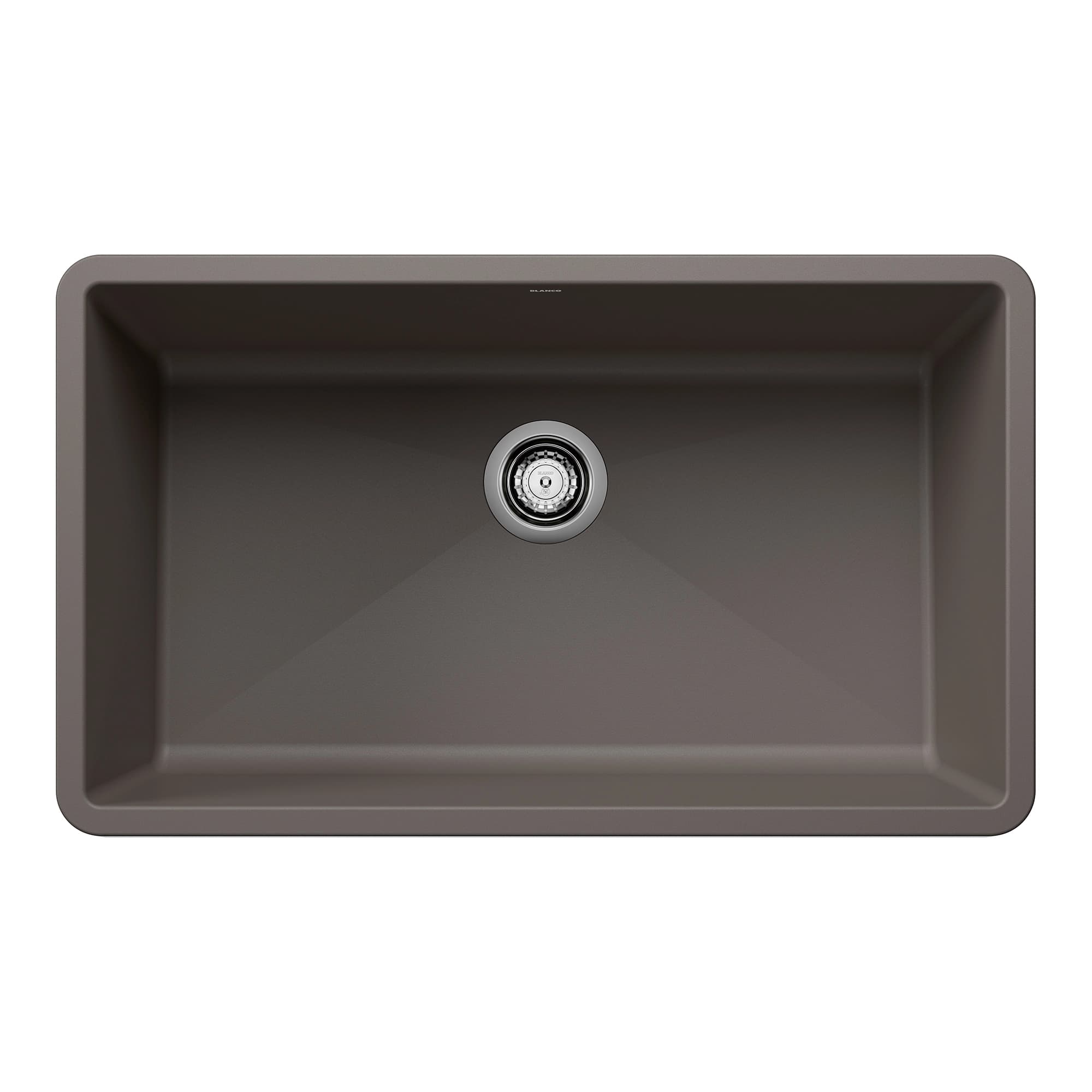Precis Super Single Bowl Kitchen Sink - Volcano Gray material