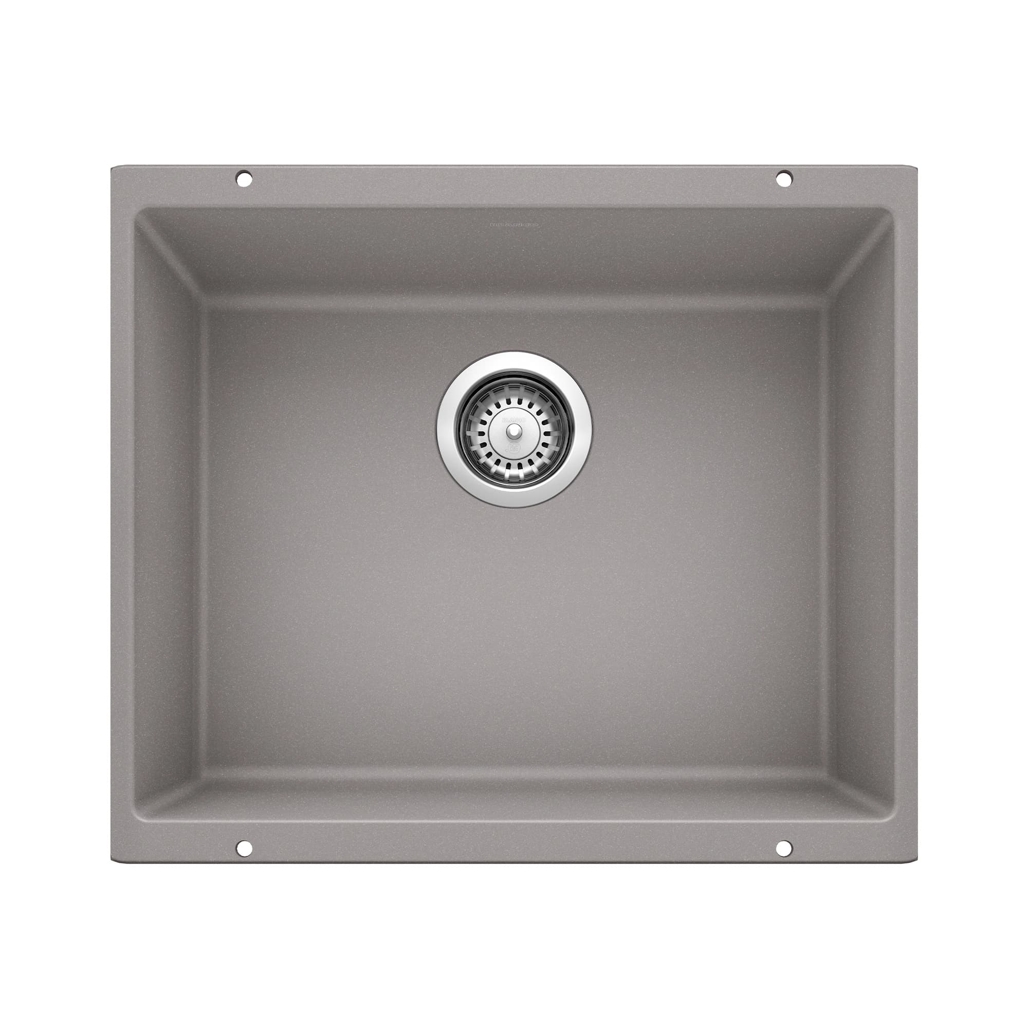 Precis 21" Single Bowl Kitchen Sink - Metallic Gray material