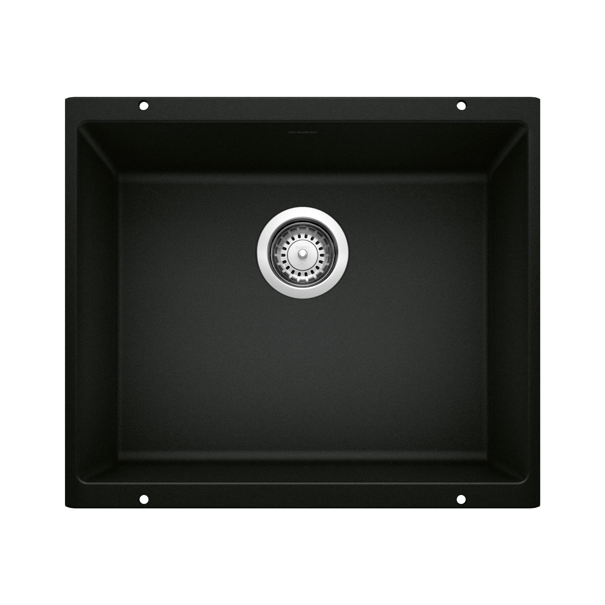 Precis 21" Single Bowl Kitchen Sink - Coal Black material