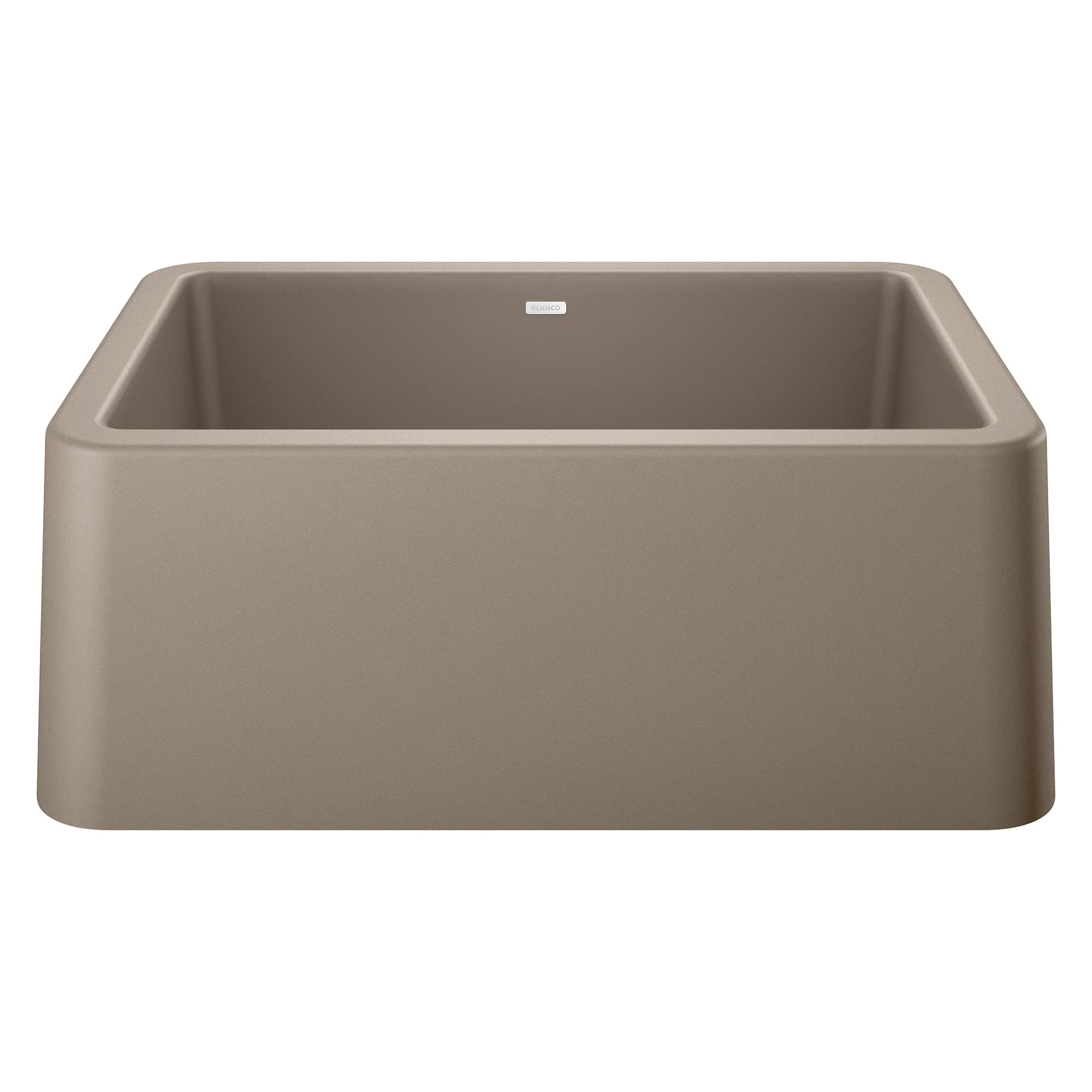 Ikon 27" Apron Single Bowl Farmhouse Sink - Truffle material