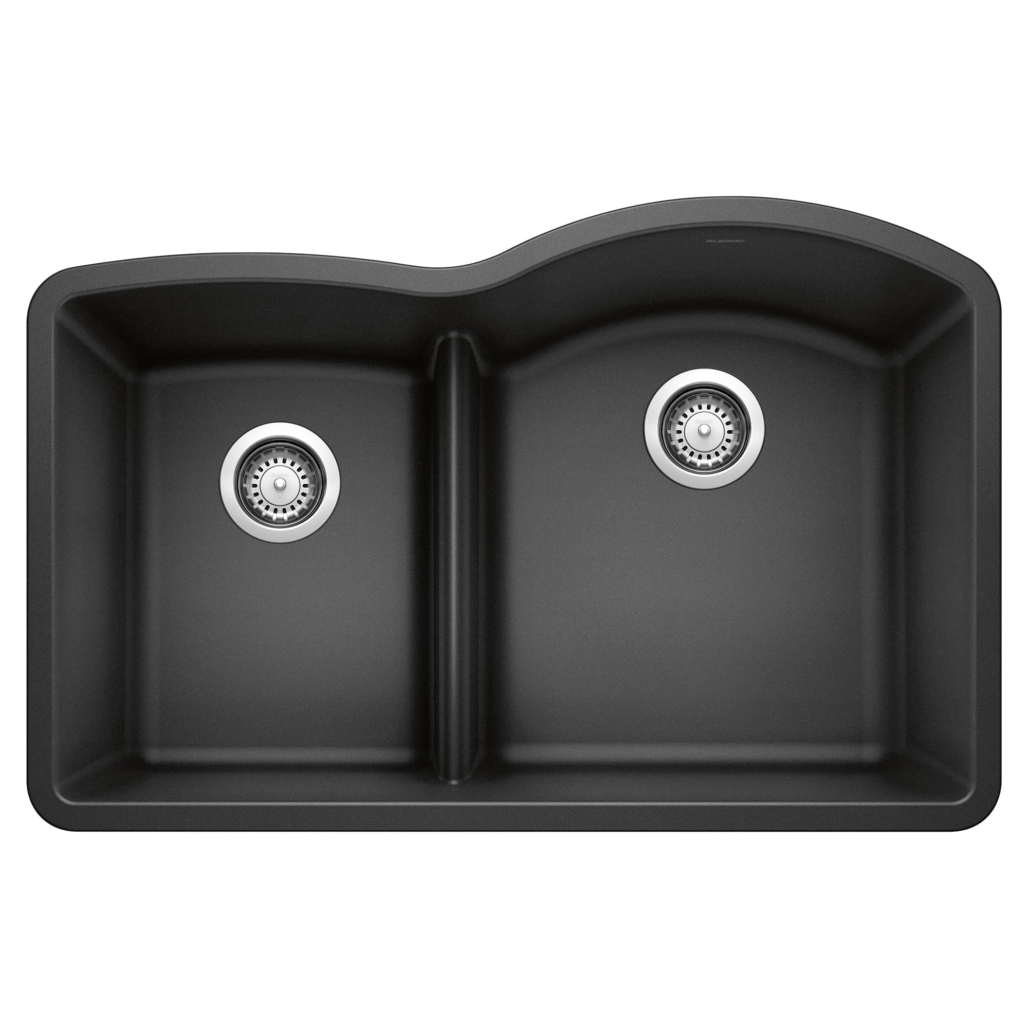 Diamond 1-3/4 Reverse Double Bowl Kitchen Sink with Low Divide - Anthracite material