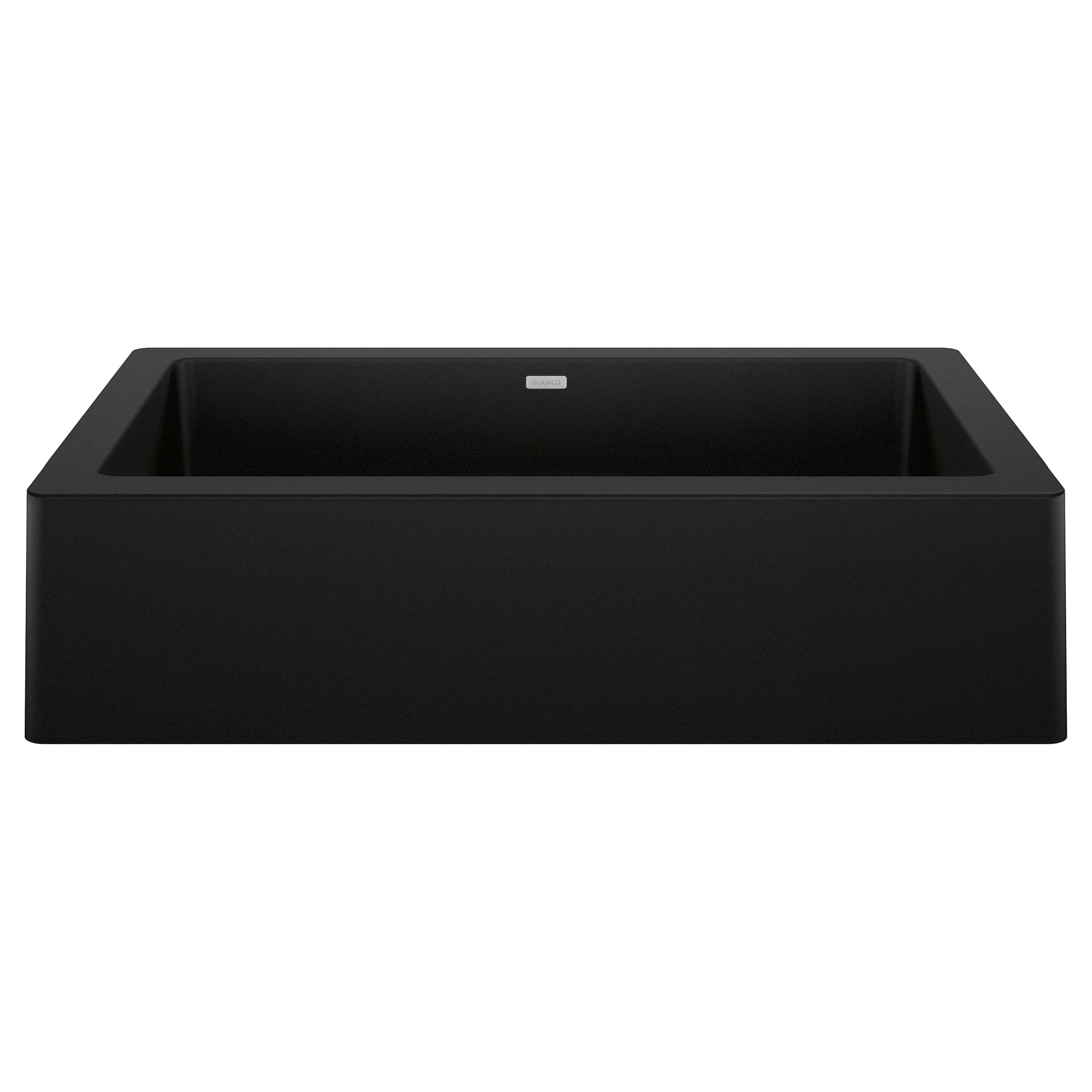 Vintera 30" Super Single Apron Farmhouse Sink - Coal Black material