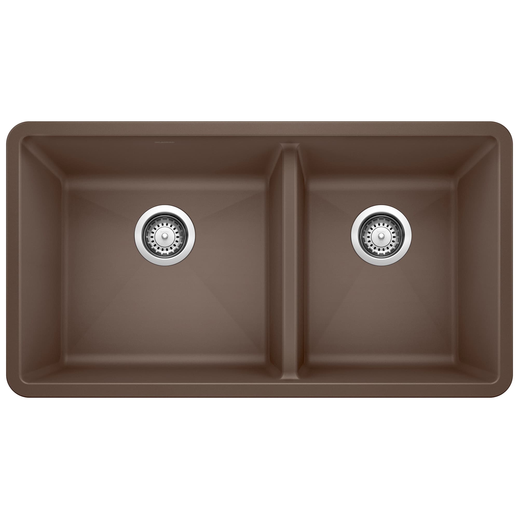 Precis 1-3/4 Double Bowl Kitchen Sink - Café material