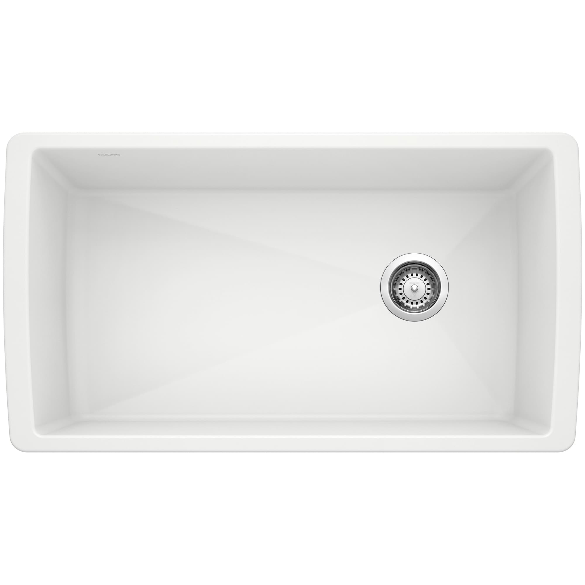 Diamond Super Single Bowl Kitchen Sink - White material